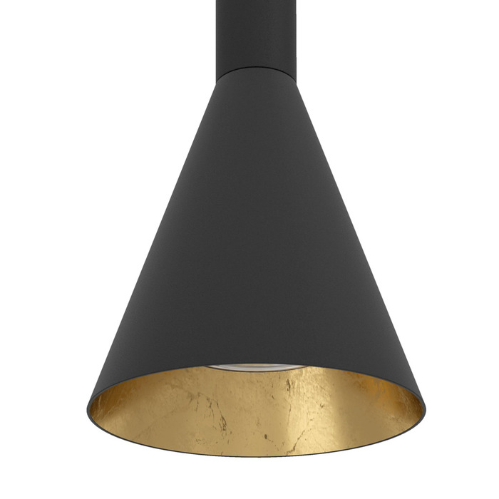 Eglo Cortaderas pendel Ø9,5 cm sort/guld